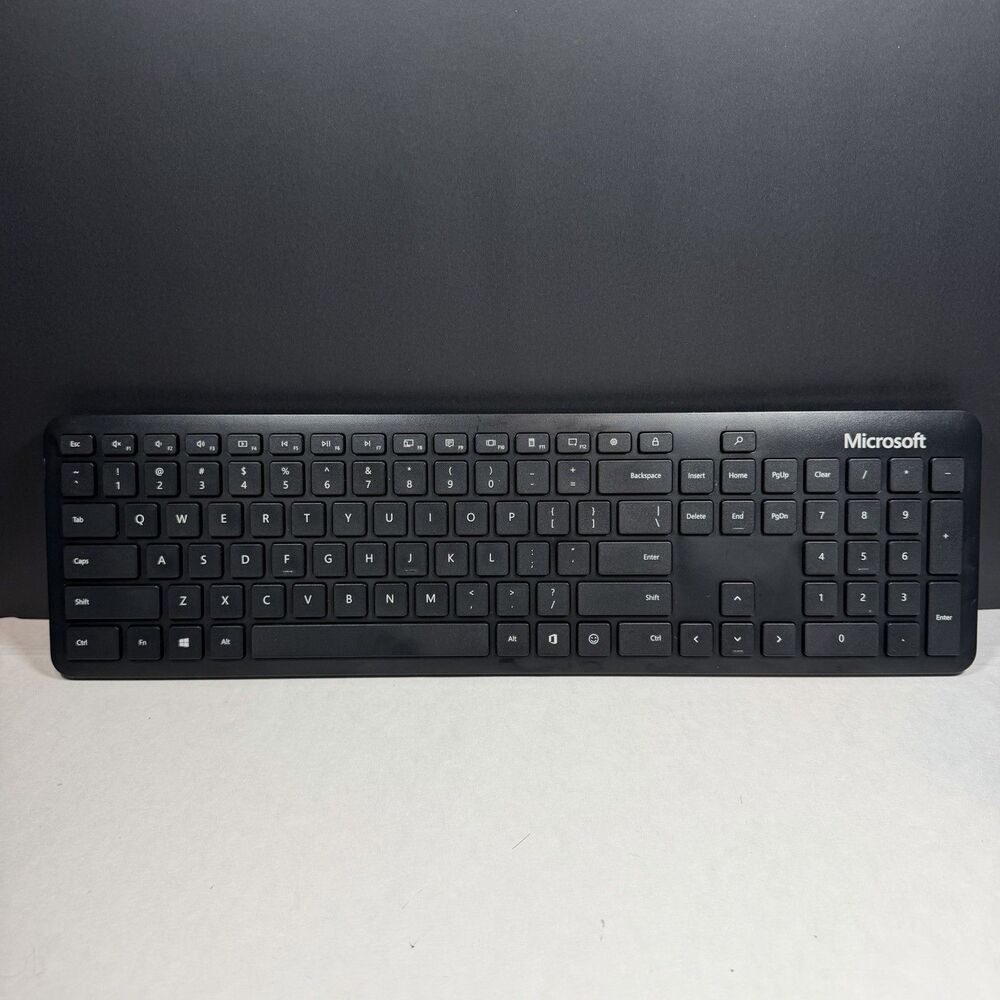 Microsoft Bluetooth Keyboard Model 1898 Wireless Black